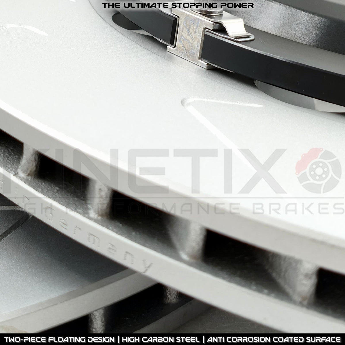 FOR BMW M6 F06 F12 F13 TWO PIECE FLOATING REAR BRAKE DISCS BREMBO PADS 396mm