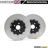 FOR AUDI RS3 8Y 2021- FRONT TWO PIECE FLOATING BRAKE DISCS XTRA PADS 375mm