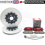 FOR AUDI RS3 8Y 2021- FRONT TWO PIECE FLOATING BRAKE DISCS XTRA PADS 375mm