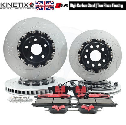FOR CUPRA FORMENTOR FRONT REAR TWO PIECE FLOATING BRAKE DISCS PADS 375mm 310mm