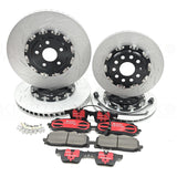 FOR AUDI RS3 8Y FRONT REAR TWO PIECE FLOATING BRAKE DISCS PADS 375mm 310mm