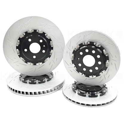 FOR AUDI RS3 8Y 2021- FRONT REAR TWO PIECE FLOATING BRAKE DISCS 375mm 310mm