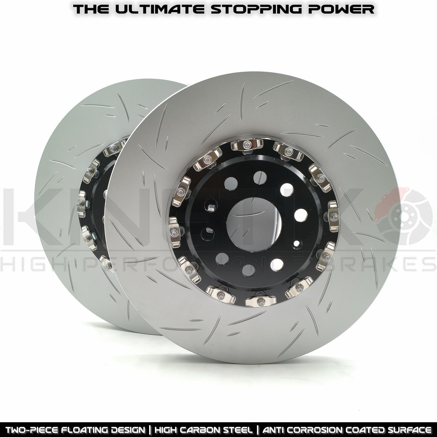 FOR VW ARTEON R GOLF R TIGUAN R 2.0 R GROOVED TWO PIECE FLOATING FRONT BRAKE DISCS BREMBO PADS & WEAR WIRE SENSOR LEAD 357mm X 34mm 5WA615301J / 5WA615301A