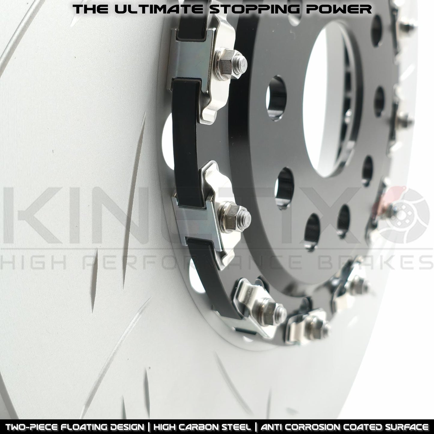 FOR VW ARTEON R GOLF R TIGUAN R 2.0 R GROOVED TWO PIECE FLOATING FRONT BRAKE DISCS BREMBO PADS & WEAR WIRE SENSOR LEAD 357mm X 34mm 5WA615301J / 5WA615301A