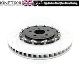 FOR AUDI RS3 8V 15-20 FRONT TWO PIECE FLOATING BRAKE DISCS CERAMIC PADS 370mm