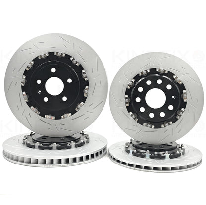 FOR AUDI RS3 8V TWO PIECE FLOATING FRONT REAR BRAKE DISCS 370mm 310mm 8V0615301S