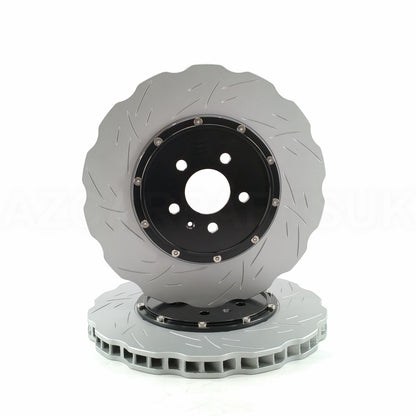 FOR AUDI RS6 RS7 (C8,4K) 2019- TWO PIECE FLOATING PERFORMANCE REAR BRAKE DISCS 370mm X 30mm 4K0615601A / 4K0 615 601 A