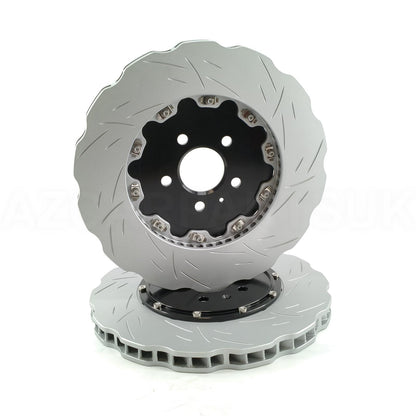 FOR AUDI RS6 RS7 (C8,4K) 2019- TWO PIECE FLOATING PERFORMANCE REAR BRAKE DISCS 370mm X 30mm 4K0615601A / 4K0 615 601 A