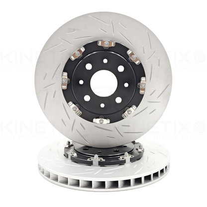 FOR ABARTH 500 595 695 COMPETIZIONE TWO PIECE FLOATING BRAKE DISCS PADS 305mm