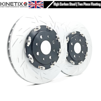 FOR ABARTH 500 595 695 COMPETIZIONE TWO PIECE FLOATING BRAKE DISCS PADS 305mm