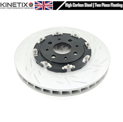 FOR ABARTH 500 595 695 COMPETIZIONE TWO PIECE FLOATING BRAKE DISCS PADS 305mm