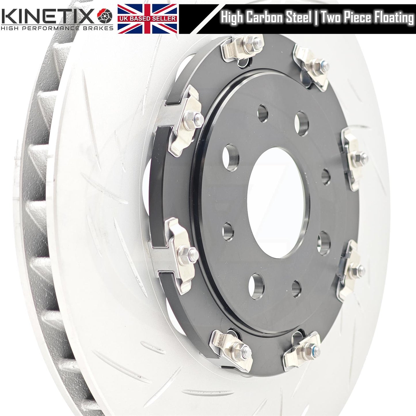 FOR ABARTH 500 595 695 COMPETIZIONE TWO PIECE FLOATING BRAKE DISCS 305mm X 28mm