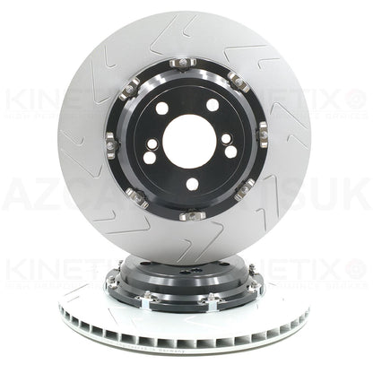 FOR BMW M3 F80 Competition TWO PIECE FLOATING REAR BRAKE DISCS MINTEX RACING PADS & WEAR WIRE SENSOR LEAD 370mm X 24mm