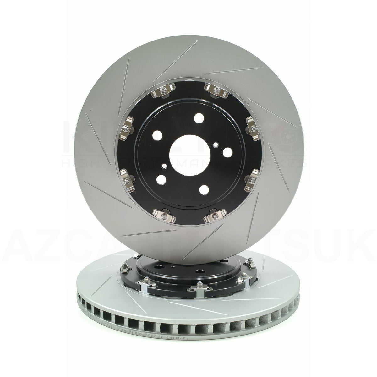 FOR TOYOTA YARIS 1.6 GR 2020- TWO PIECE FLOATING FRONT BRAKE DISCS CERAMIC PADS