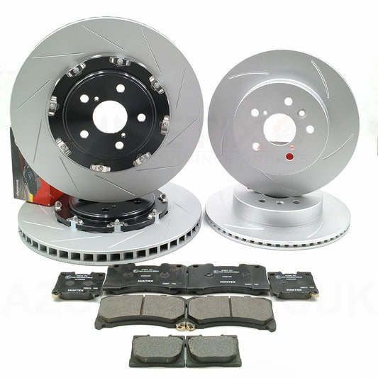FOR TOYOTA YARIS GR 2020- FRONT REAR BRAKE DISCS MINTEX OEQ PADS 356mm 297mm