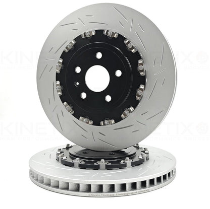 FOR AUDI RS3 8V 15-20 FRONT 2 PIECE FLOATING BRAKE DISCS 370mm 80V615301C/S/P