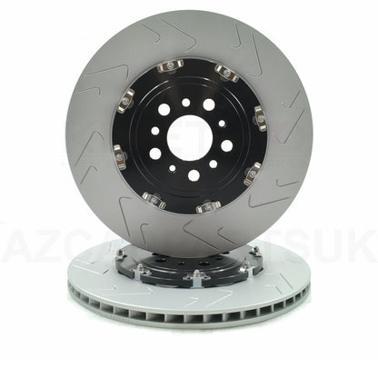 BMW M3 G80 G81 M4 G82 G83 REAR TWO-PIECE FLOATING BRAKE DISCS CERAMIC RACING PADS & WEAR WIRE SENSOR LEAD 370mm X 24mm