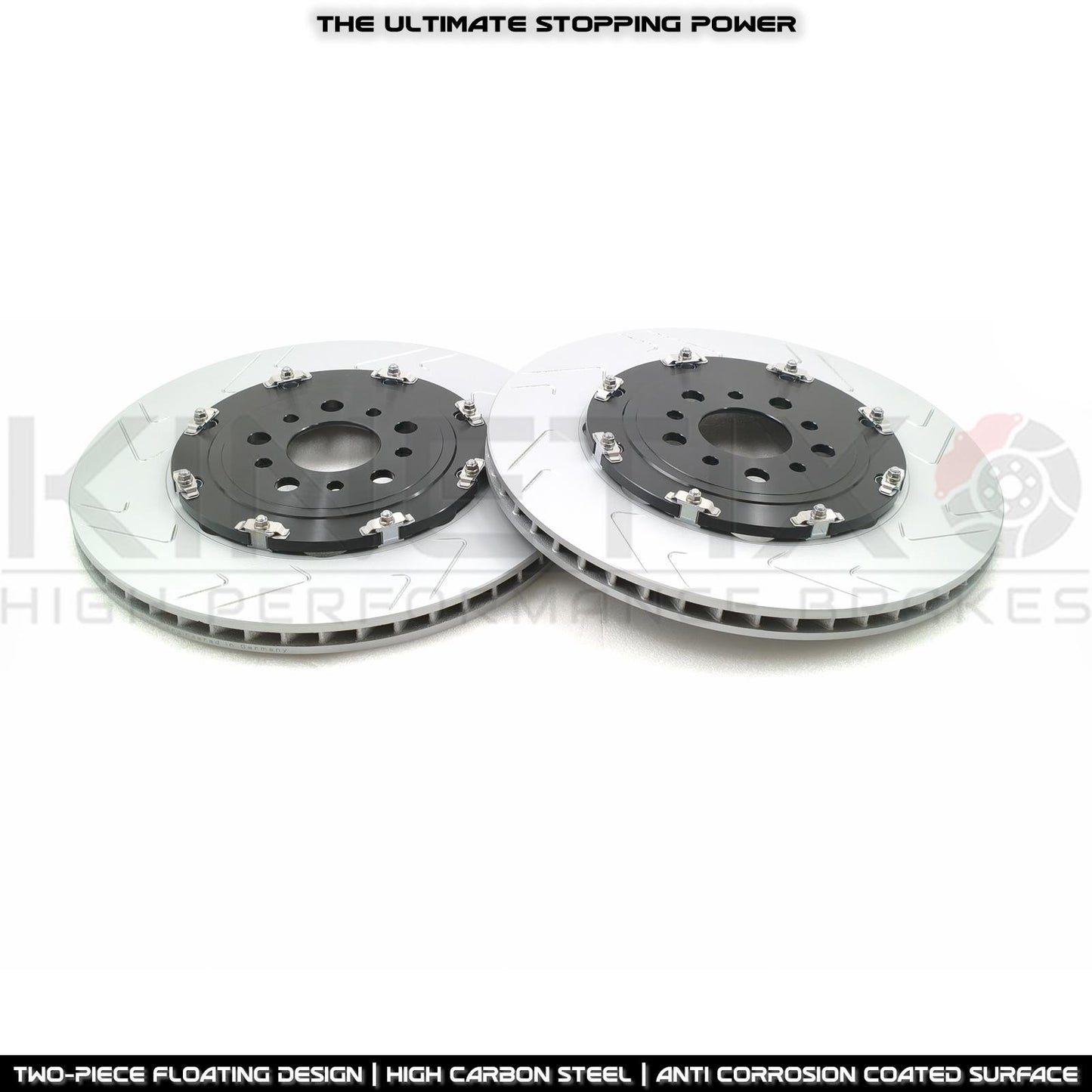 FOR BMW M3 G80 G81 M4 G82 G83 REAR TWO PIECE FLOATING BRAKE DISCS BREMBO PADS & WEAR WIRE SENSOR LEAD 370mm X 24mm