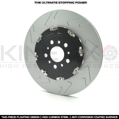 BMW M3 G80 G81 M4 G82 G83 REAR TWO-PIECE FLOATING BRAKE DISCS CERAMIC RACING PADS & WEAR WIRE SENSOR LEAD 370mm X 24mm
