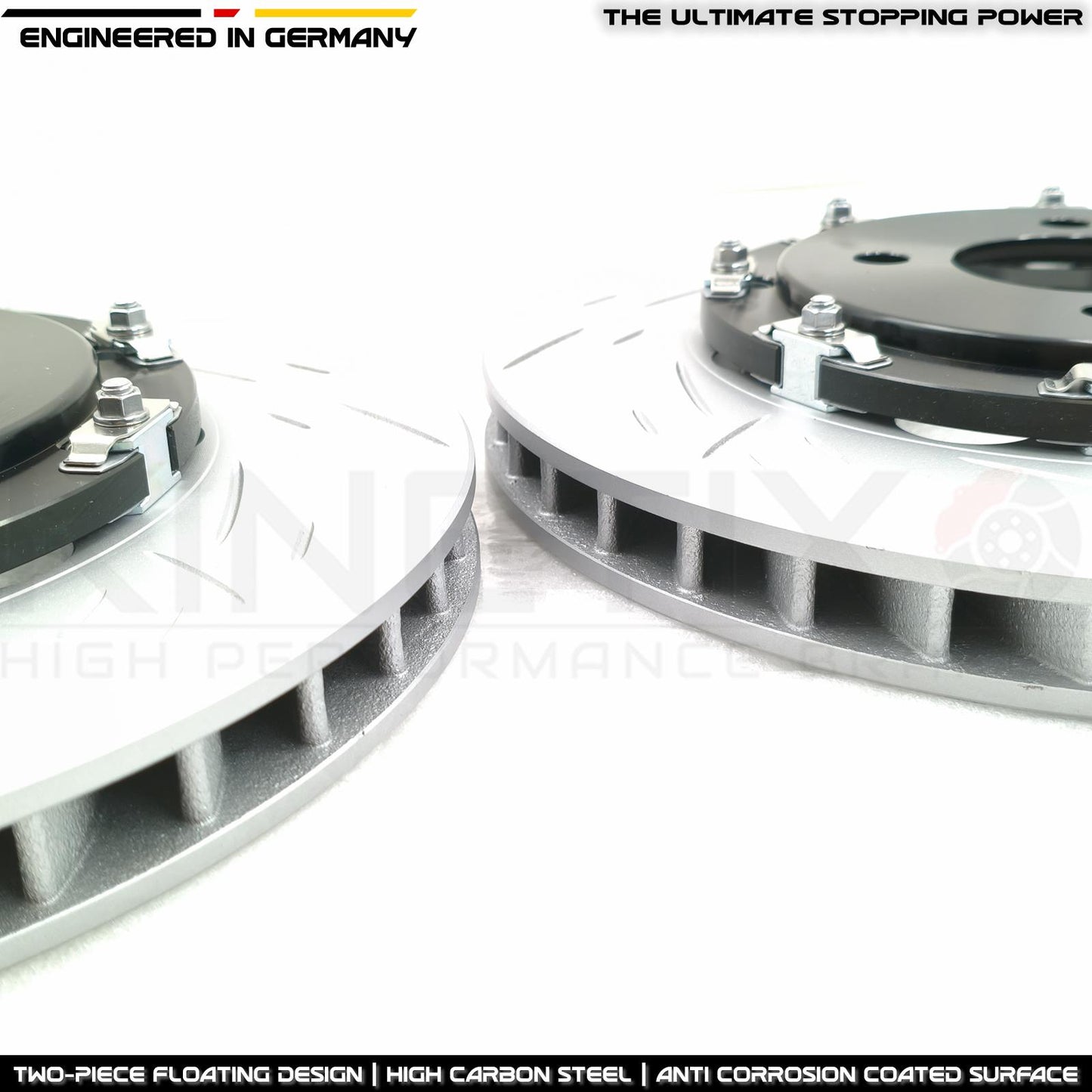FOR SEAT IBIZA CUPRA R 1.8 TURBO FRONT BRAKE DISCS 305mm X 28mm **4 STUD**