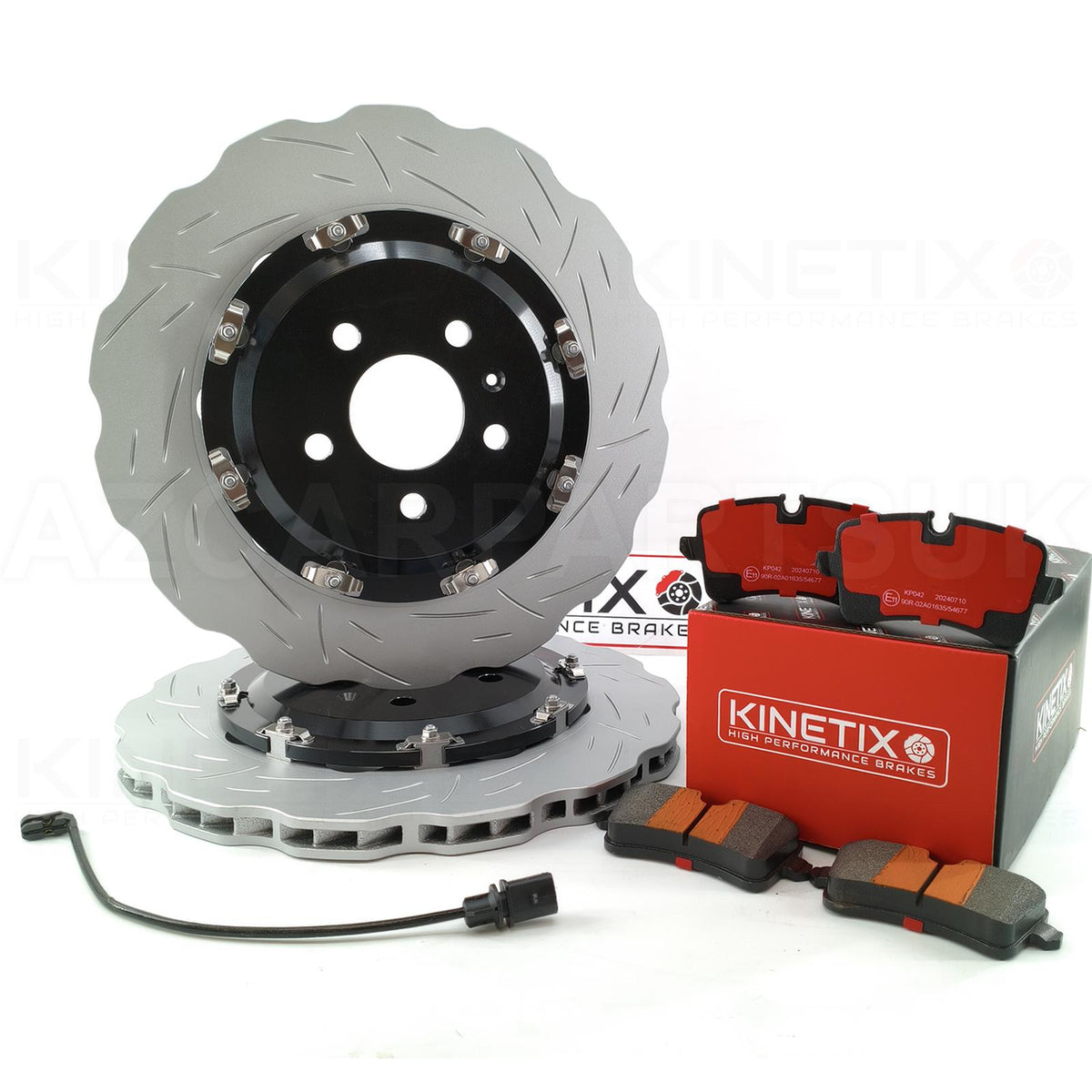 FOR AUDI RS6 C7 TWO PIECE FLOATING REAR BRAKE DISCS CERAMIC RACING PADS 356mm X 22mm 4G0615601E 2013-2018