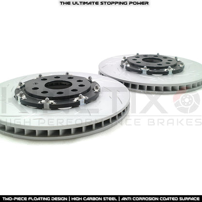 VW GOLF R GTI MK7/7.5 MACAN 4 POT FRONT BIG BRAKE DISCS UPGRADE 345mm X 30mm