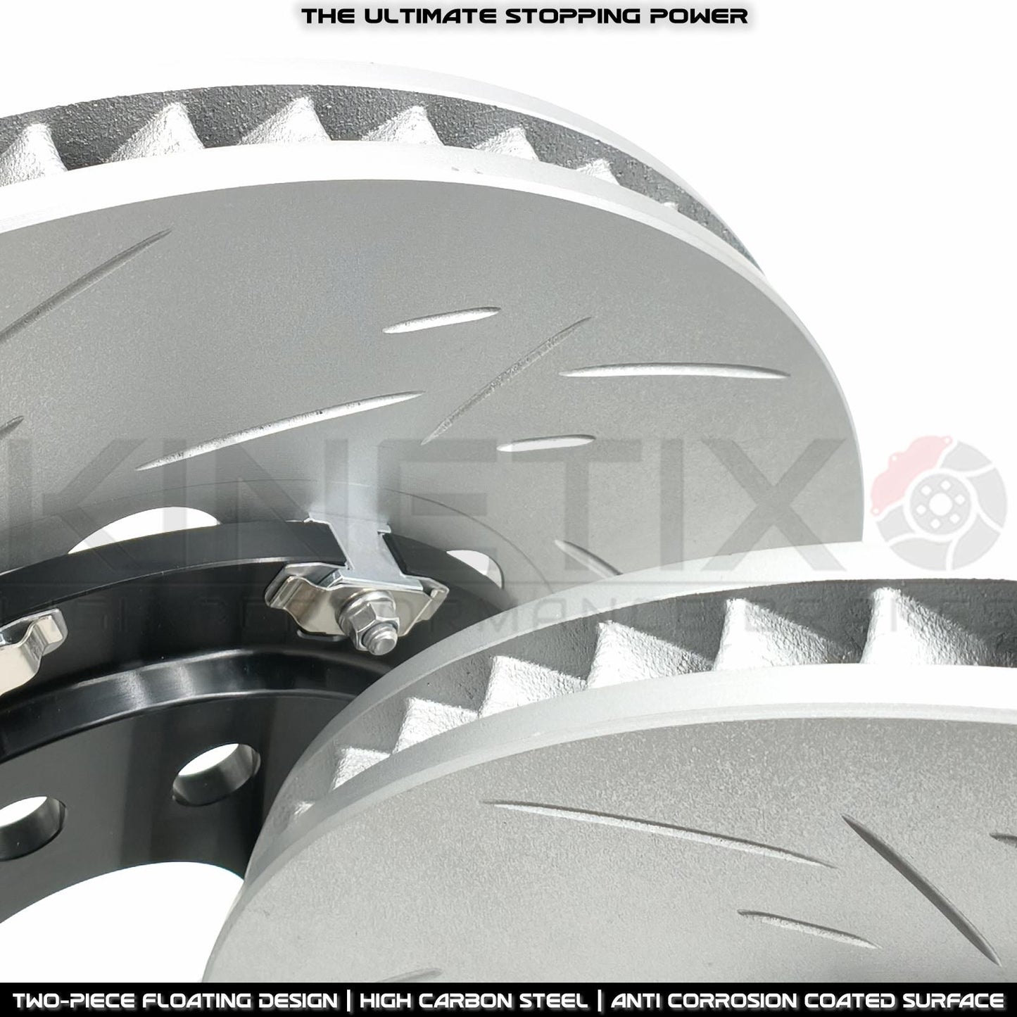 MQB BIG BRAKE KIT 4 POT PORSCHE MACAN KINETIX AUDI S3 GOLF R R32 SEAT LEON CUPRA