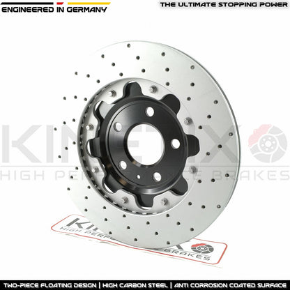 FITS AUDI RS4 B7 FRONT REAR TWO-PIECE FLOATING BRAKE DISCS PADS 365mm 324mm