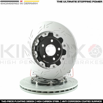 FITS AUDI S4 S5 S6 S7 S8 SQ7 SQ8 Q5 SQ5 TWO PIECE FLOATING BRAKE DISCS REAR 330mm X 32mm