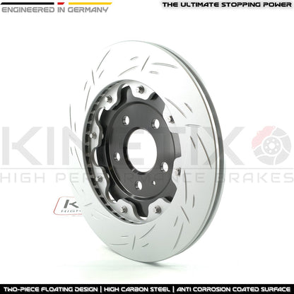FOR AUDI S4 B9 S5 F5x SQ5 FYxx TWO PIECE FLOATING REAR BRAKE DISCS BREMBO PADS & WEAR WIRE SENSOR LEAD 330mm X 32mm