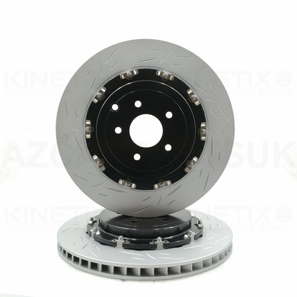 FOR NISSAN GT-R R35 (2011-2025) FRONT REAR TWO PIECE FLOATING BRAKE DISCS PADS