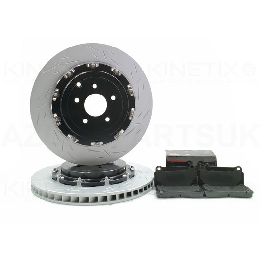 FOR NISSAN GTR R35 GT-R (2008-2025) REAR TWO PIECE FLOATING BRAKE DISCS BREMBO PADS 380mm X 30mm