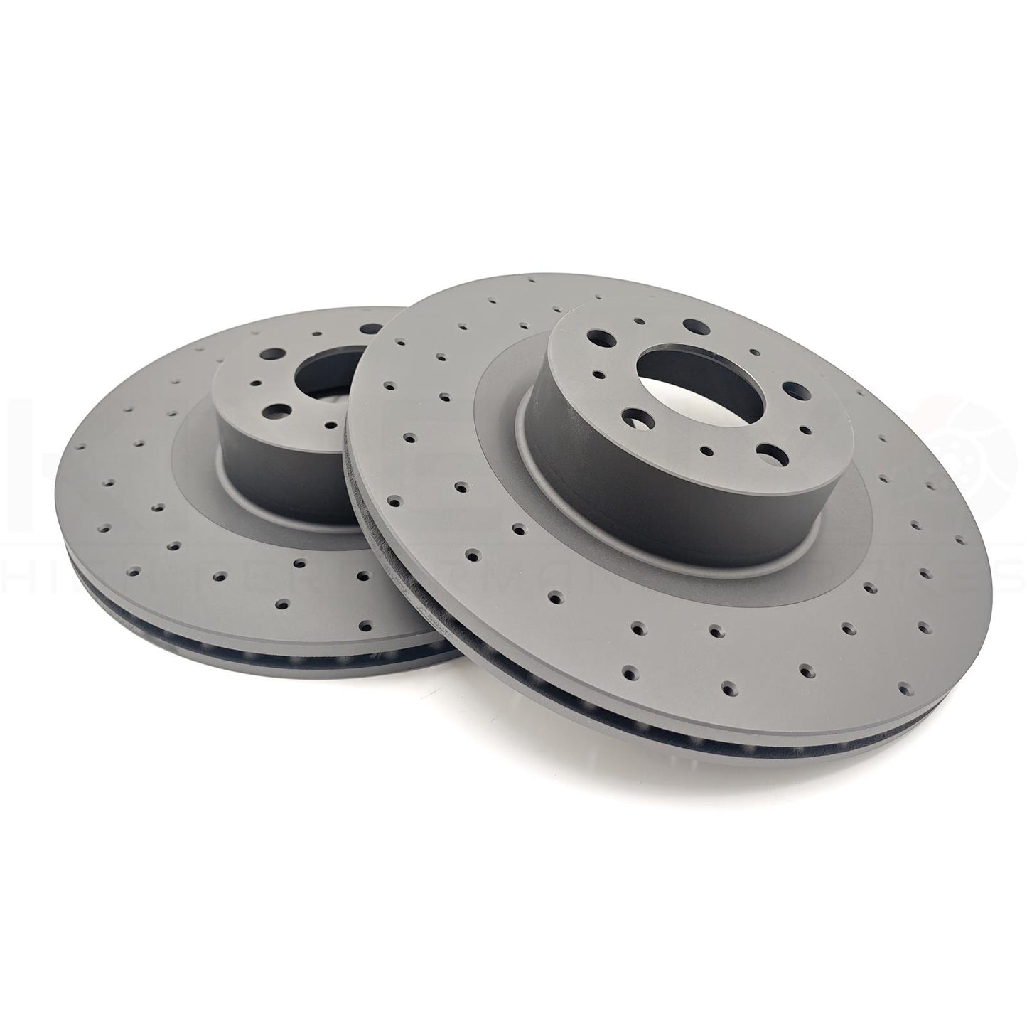 FOR TESLA MODEL Y PERFORMANCE DRILLED FRONT REAR BRAKE DISCS PADS 335mm 335mm