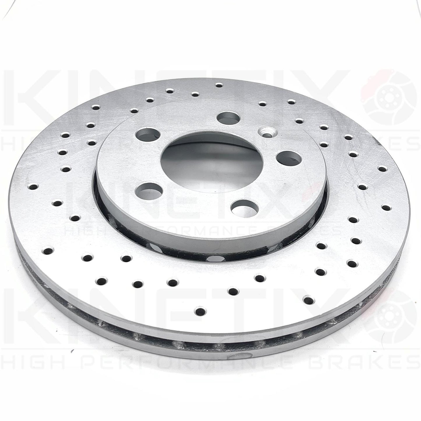 FOR SEAT TOLEDO 2.3 V5 MK2 99-00 REAR CROSS DRILLED BRAKE DISCS BREMBO PADS 256m