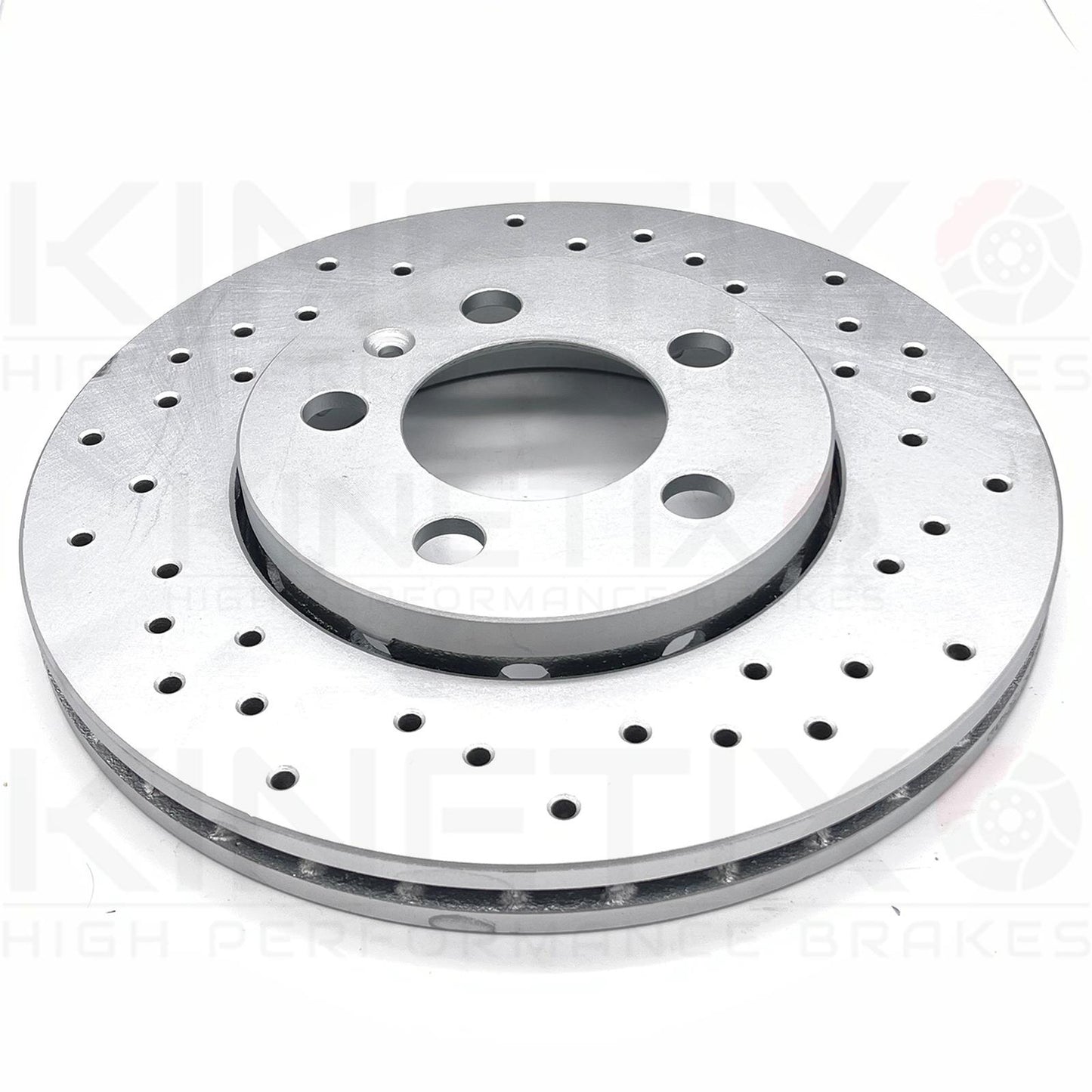 FOR SEAT TOLEDO 2.3 V5 20V MK2 2000-2003 REAR CROSS DRILLED BRAKE DISCS 256mm