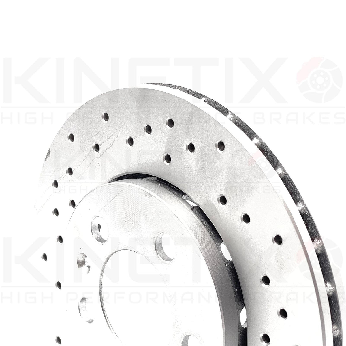 FOR SEAT LEON 1.9 TDi 2000-2006 REAR CROSS DRILLED BRAKE DISCS PAIR 256mm