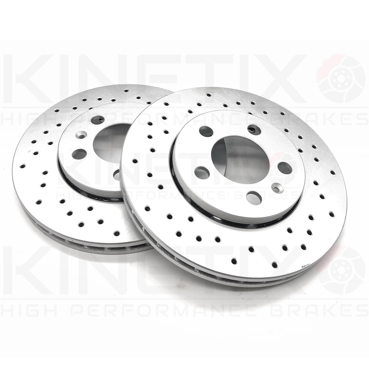 FOR VW BORA 2.8 V6 FRONT REAR DRILLED BRAKE DISCS MINTEX PADS 312mm 256mm FR RR