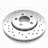FOR VW GOLF GTI MK4 25TH ANNIVERSARY EDITION DRILLED FRONT REAR BRAKE DISCS PADS
