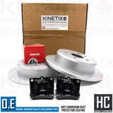 FOR LEXUS IS250 IS220d 05-13 DIMPLED GROOVED REAR BRAKE DISCS MINTEX PADS 291mm