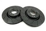 FOR SEAT IBIZA CUPRA R 1.8 TURBO FRONT DRILLED BRAKE DISCS 305MM 4 STUD *BREMBO*