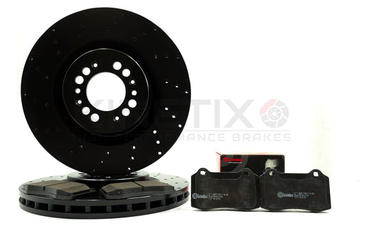 FOR SEAT IBIZA CUPRA R 1.8 TURBO 180 FRONT BRAKE DISCS BREMBO PADS 4-STUD 305mm