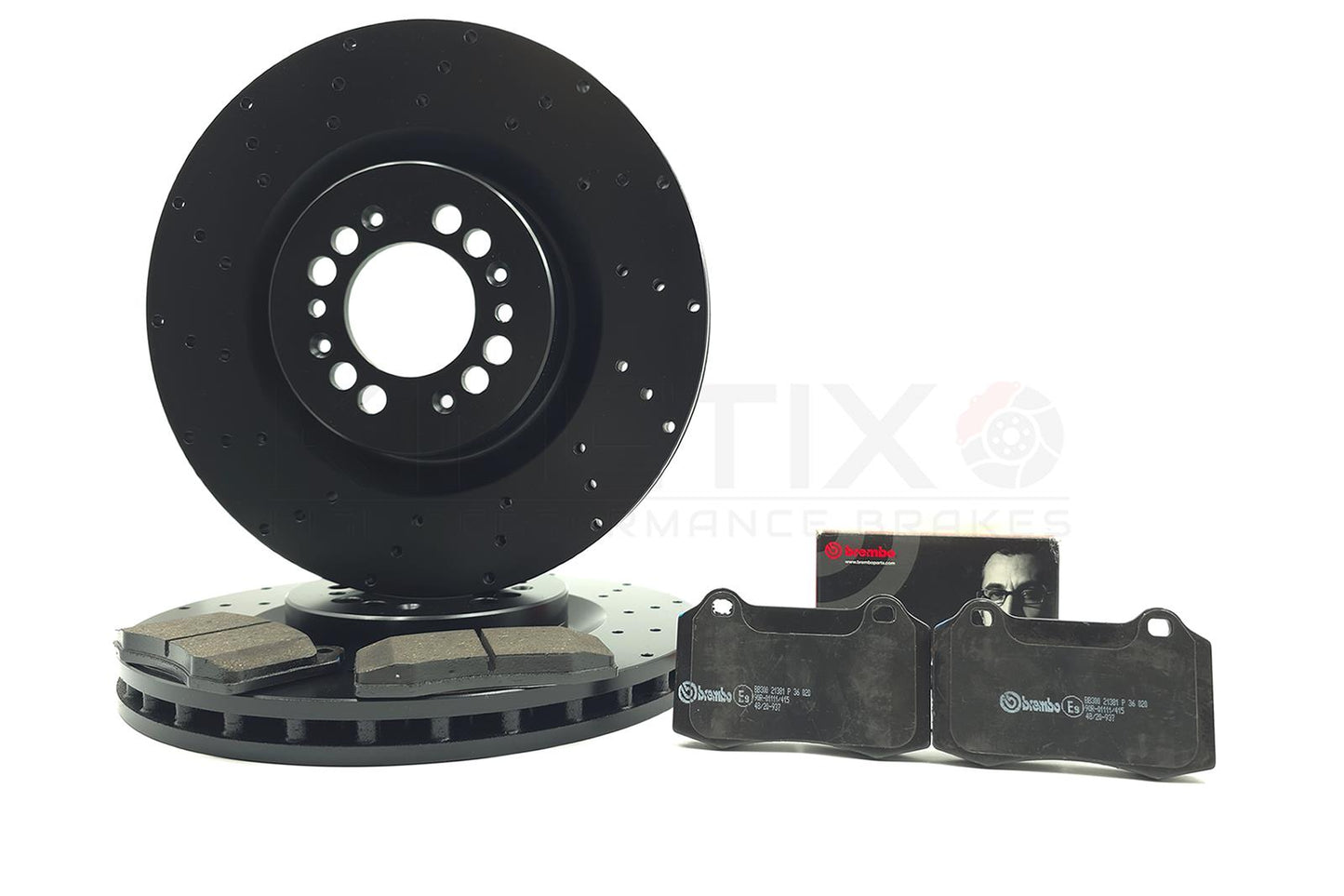 FOR SEAT IBIZA CUPRA R 1.8 TURBO 180 FRONT BRAKE DISCS BREMBO PADS 4-STUD 305mm