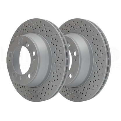 FOR PORSCHE Boxster (986) 2.7 1999-2004 REAR BRAKE DISCS PAIR 299mm X 24mm