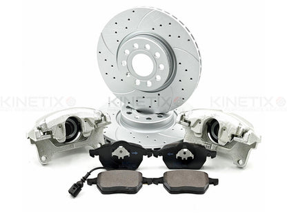 FOR SEAT LEON (MK2) 2.0 TFSI 288mm-312mm FRONT BIG BRAKE DISCS CALIPERS UPGRADE