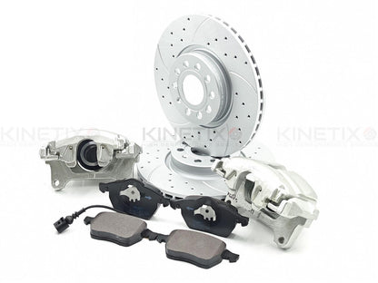 FOR VW JETTA 1.6 288mm-312mm FRONT BIG BRAKE DISCS CALIPERS UPGRADE