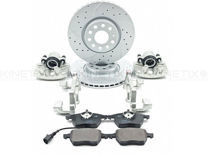 FOR SEAT TOLEDO 2.0 TDI 288mm-312mm FRONT BIG BRAKE DISCS CALIPERS UPGRADE