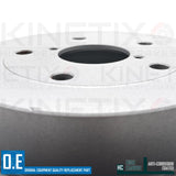 FOR SUBARU IMPREZA 2.5 STi 10-13 CS400 DIMPLED GROOVED REAR BRAKE DISCS 316mm