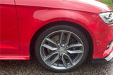 FOR AUDI TT 2.0 TTS CROSS DRILLED PERFORMANCE FRONT BRAKE DISCS PADS 340