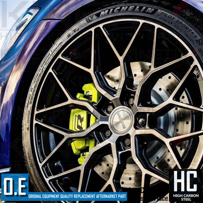 FIT VW GOLF GTI TCR 2018-2020 MK7 DRILLED FRONT BRAKE DISCS BREMBO PADS 340mm