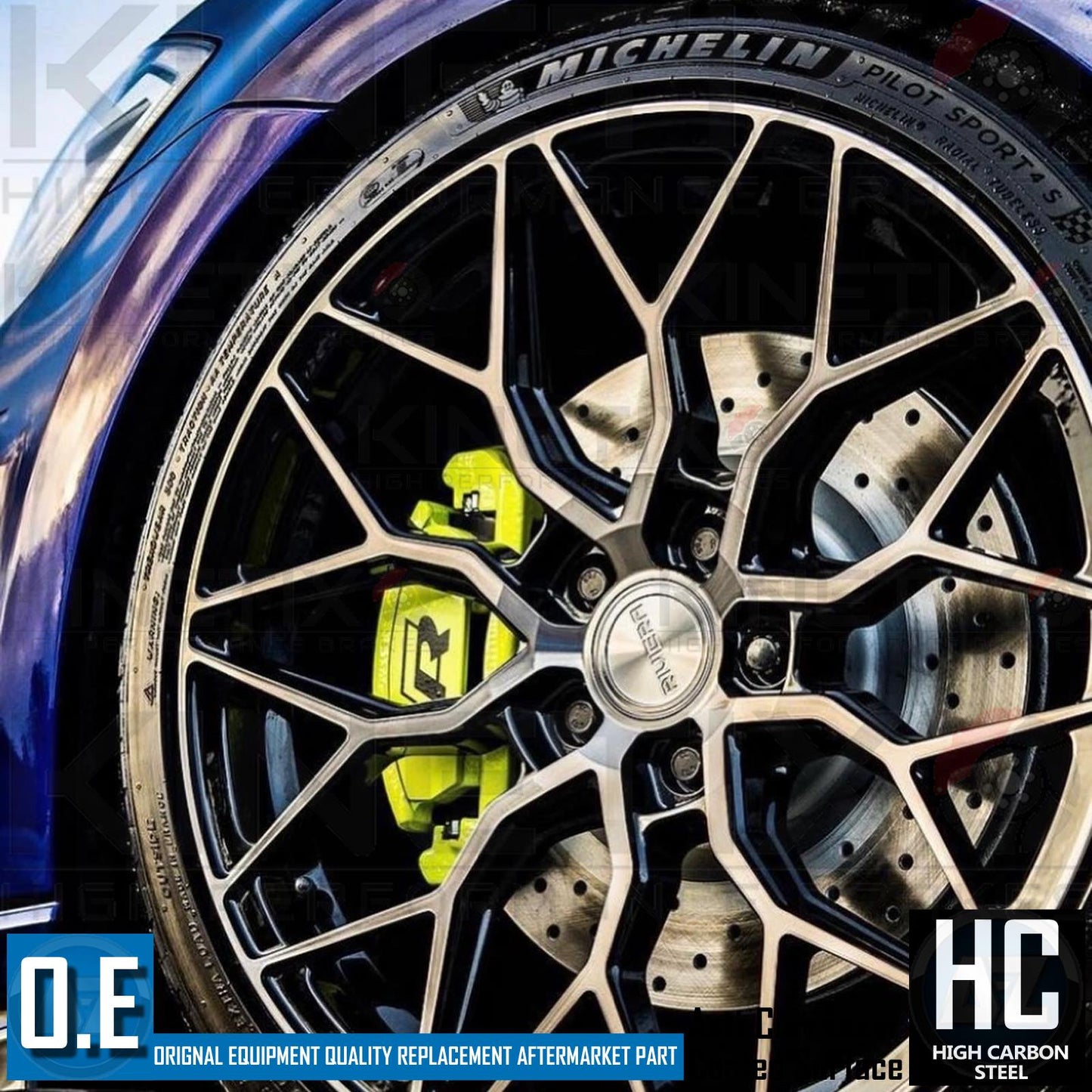 FOR CUPRA LEON 2.0 TSI VZ1 (2020+) DRILLED FRONT BRAKE DISCS CREAMIC PADS 340mm